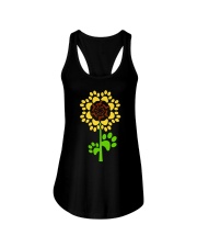 Dachshund Sunflower Ladies Flowy Tank thumbnail