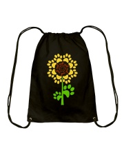 Dachshund Sunflower Drawstring Bag thumbnail