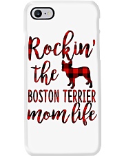 BOSTON TERRIER ROCKIN MOM LIFE Phone Case tile