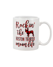 BOSTON TERRIER ROCKIN MOM LIFE Mug tile