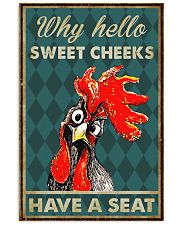 CHICKEN WHY HELLO SWEET CHEEKS 16x24 Poster front