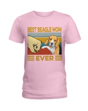 Best Beagle Mom Vintage Ladies T-Shirt tile