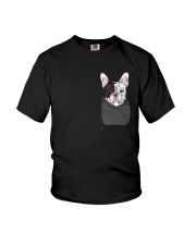 French Bulldog Inside Pocket Youth T-Shirt thumbnail