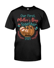 Our First Mother's Day Together Sloth 2021 Classic T-Shirt tile