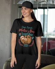 Our First Mother's Day Together Sloth 2021 Ladies T-Shirt apparel-ladies-t-shirt-lifestyle-front-07