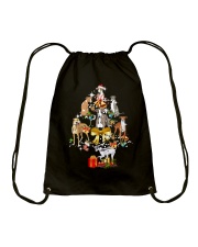 Greyhound Christmas Drawstring Bag thumbnail