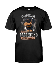 A SPOILED ROTTEN DACHSHUND RULES MY LIFE Classic T-Shirt front