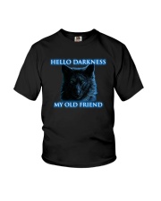 Hello Darkness My Old Friend Youth T-Shirt thumbnail