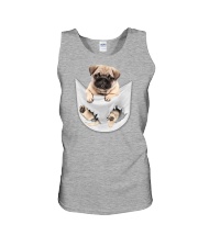 Pug Inside Pocket Unisex Tank thumbnail