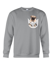 Pug Inside Pocket Crewneck Sweatshirt thumbnail