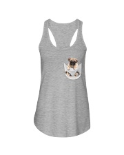 Pug Inside Pocket Ladies Flowy Tank thumbnail