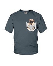 Pug Inside Pocket Youth T-Shirt thumbnail