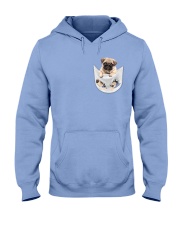 Pug Inside Pocket Hooded Sweatshirt front