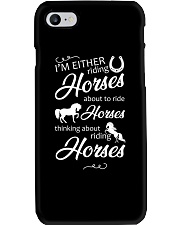 I'm Either Riding Horses Phone Case thumbnail