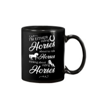 I'm Either Riding Horses Mug thumbnail
