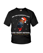 ON THE NAUGHTY LIST Youth T-Shirt tile