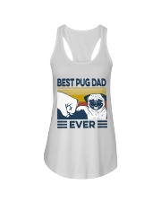 Best Pug Dad Ladies Flowy Tank tile