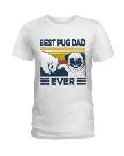 Best Pug Dad Ladies T-Shirt tile
