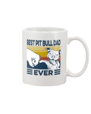 Best Pitbull Dad Mug tile