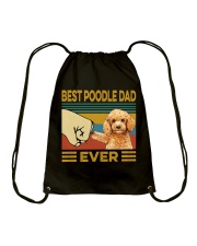 Best Poodle Dad Vintage Drawstring Bag tile