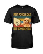 Best Poodle Dad Vintage Classic T-Shirt front