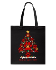DOG MERRY WOOFMAS Tote Bag tile