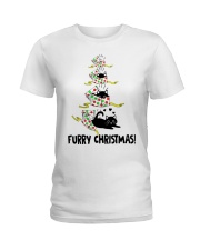 FURRY CHRISTMAS Ladies T-Shirt tile