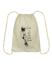 JUST A GIRL WHO LOVES HORSE Drawstring Bag tile