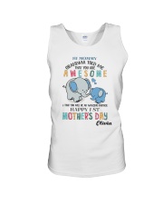 1st Mother's Day Grandma Told Me Elephant Unisex Tank tile