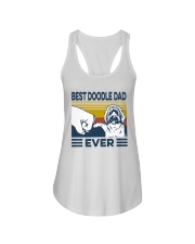 Best Doodle Dad Ladies Flowy Tank tile