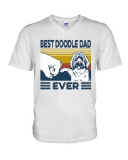 Best Doodle Dad V-Neck T-Shirt tile
