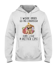 Labrador- Live Better Life Hooded Sweatshirt front