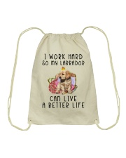 Labrador- Live Better Life Drawstring Bag thumbnail