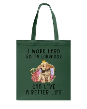 Labrador- Live Better Life Tote Bag thumbnail