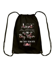 Dog I Have Two Titles Drawstring Bag thumbnail