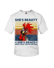 Chicken She's Beautiful Youth T-Shirt tile