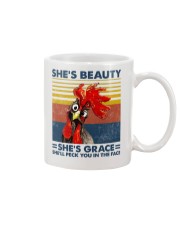 Chicken She's Beautiful Mug tile