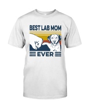 Best Labrador Mom Classic T-Shirt front