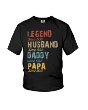 Father Legend Husband Daddy Papa Youth T-Shirt tile