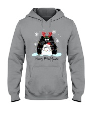 CAT MERRY FLUFFYMAS BIG AND LITTLE CUTE CATS Hooded Sweatshirt tile