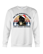 CAT ON THE NAUGHTY LIST Crewneck Sweatshirt tile