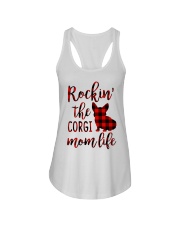 CORGI ROCKIN MOM LIFE Ladies Flowy Tank tile