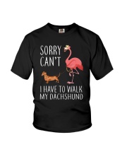 I Have To Walk My Dachshund Youth T-Shirt thumbnail