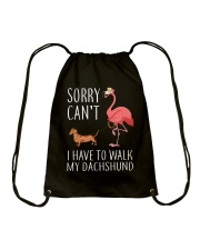 I Have To Walk My Dachshund Drawstring Bag thumbnail