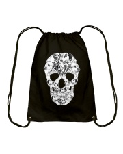 Dalmatian Skull Drawstring Bag thumbnail