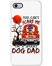 Personalized German Shepherd You Can't Scare Me I'm A Spooky Dog Dad Phone Case tile