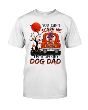 Personalized German Shepherd You Can't Scare Me I'm A Spooky Dog Dad Classic T-Shirt front