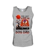 Personalized German Shepherd You Can't Scare Me I'm A Spooky Dog Dad Unisex Tank tile