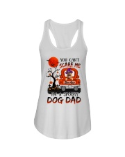 Personalized German Shepherd You Can't Scare Me I'm A Spooky Dog Dad Ladies Flowy Tank tile