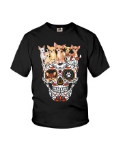 Skull Chihuahua Youth T-Shirt thumbnail